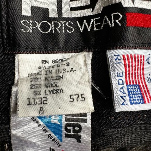 Vintage Head Sportswear Apres Ski Pants Wool Snow Winter Brown Compression - Picture 8 of 9